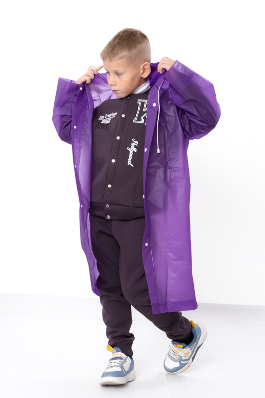 Дощовик дитячий з капюшоном